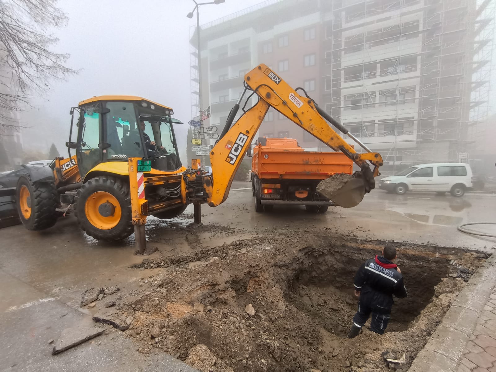Пуцање главног вода за Чајетину – Водовод Златибор